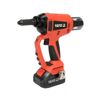   YATO Akumulátorová nitovačka 125 mm 18 V (1 x 3,0 Ah batéria + nabíjačka)