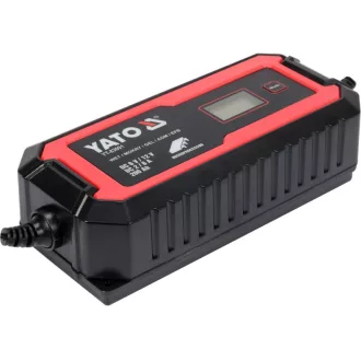   YATO Nabíjačka batérií 6/12 V 2/8 A max. LCD displej s kapacitou 200 Ah