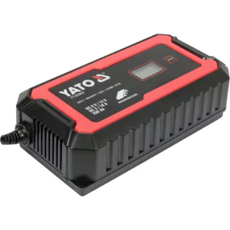   YATO Nabíjačka batérií 6/12 V 2/10 A max. LCD displej s kapacitou 200 Ah