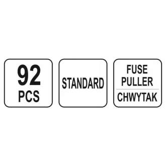 YATO Poistková sada 92 dielov generál