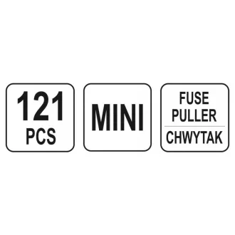 Sada poistiek YATO 121 dielov mini