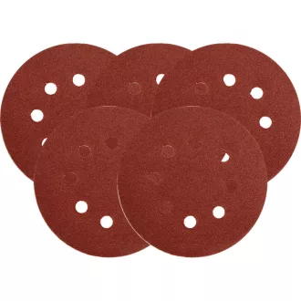   YATO Brúsny kotúč na suchý zips 125 mm / P40 8 otvorov (5 ks)