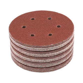   YATO Brúsna vláknitá kotúč s suchým zipsom 150 mm / P40 6 dier (50 ks)