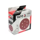 YATO Brúsny disk na suchý zips 150 mm / P60 6 otvorov (50 ks)