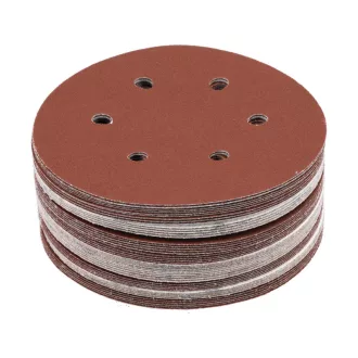   YATO Brúsny kotúč na suchý zips 150 mm / P120 6 otvorov (50 ks)