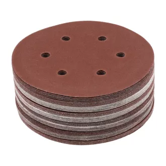   YATO Brúsny kotúč s suchým zipsom 150 mm / P150 6 otvorov (50 ks)