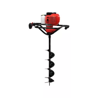 YATO Benzínový pôdny vrták 51,2 cm3 + 3 vrtáky