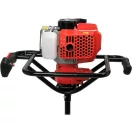 YATO Benzínový pôdny vrták 51,2 cm3 + 3 vrtáky