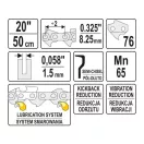 YATO Reťaz pre reťazovú pílu 20" 0,325" 1,5 mm 76 článkov