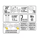 YATO Reťaz pre reťazovú pílu 20" 0,325" 1,5 mm 76 článkov