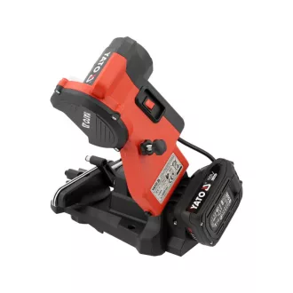   YATO Reťazová píla s brúskou reťaze 18 V 108 x 23 x 3,2 mm (s akumulátorom 2 Ah a nabíjačkou)