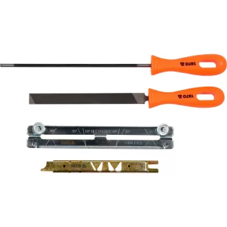   YATO Ručný sada ostrenia reťaze 4 dielna 3/8" 0,325" 4,5 mm