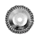YATO Naklonená drôtená kefa 200 x 25,4 mm na kosačku, okrajovač