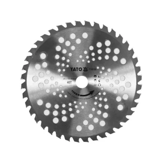   YATO kosačka na trávu kotúč krovinorezu 40T 255 x 25,4 mm
