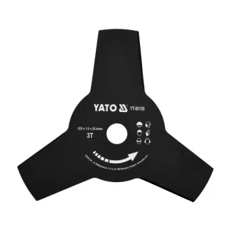 YATO Žací nôž trojramenný 255 x 25,4 x 1,6 mm