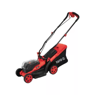  YATO Akumulátorová kosačka na trávu 340 mm 2 x 18 V (bez akumulátora + nabíjačky)