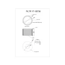 YATO HEPA filter pre vysávače YT-85700, YT-85701