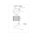 YATO HEPA filter do vysávača YT-85710