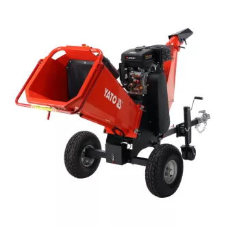 YATO Benzínový drvič vetiev 420 cm3 150 mm