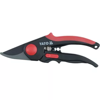   Záhradnícke nožnice YATO s čepeľou 210 mm potiahnutou teflónom, plastový kryt
