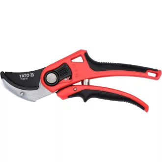   YATO Záhradnícke nožnice 208 mm teflónom potiahnutý nastaviteľný strihací nôž