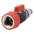 YATO Kohútikový konektor s 3/4" ventilom s vnútorným závitom