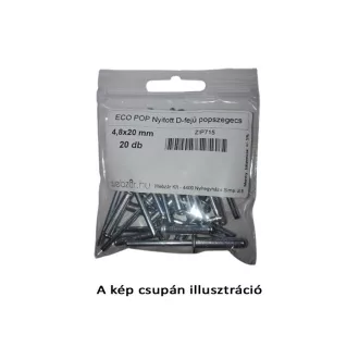 TopPop otvorený nit D-head pop 3,2x6 (20 ks)