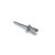 Félgömbfejű popszegecs alu-acél, horganyzott 3,2 x 16 mm