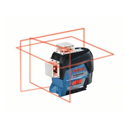 Linkový laser BOSCH GLL 3-80 C (1 x 2,0 Ah batéria) + držiak BM 1 + laserový prijímač LR 7 + L-Boxx 136