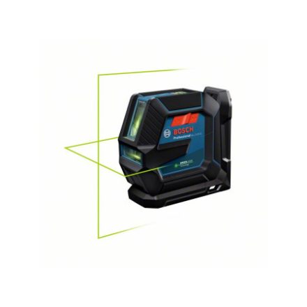 BOSCH Cross line laser (zelený) GLL 2-15 + ochranný vak + laserový terč