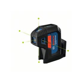 BOSCH Stavebný laser 5 bodov zelený GPL 5 G IP65 BOSCH Stavebný laser 5 bodov zelený GPL 5 G IP65