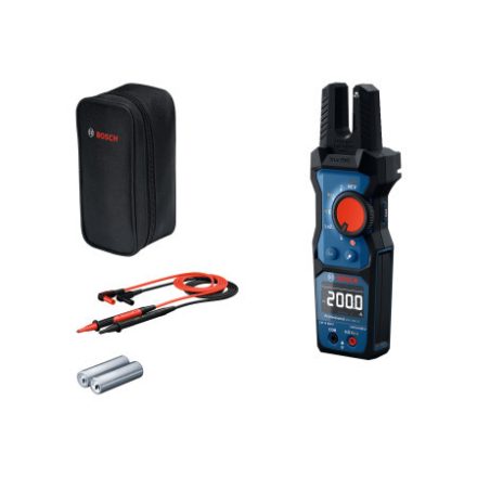 BOSCH Ampérmeter s poistkovým kliešťovým meračom GFM 1000-15 s LCD invertorovým displejom CAT IV 600 V / CAT III 1000 V