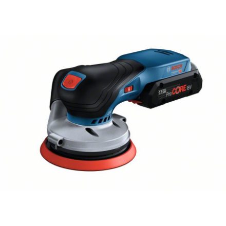 BOSCH Akumulátorová vibračná brúska 125 mm GEX 18V-125 v kartónovej krabici (bez batérie a nabíjačky)