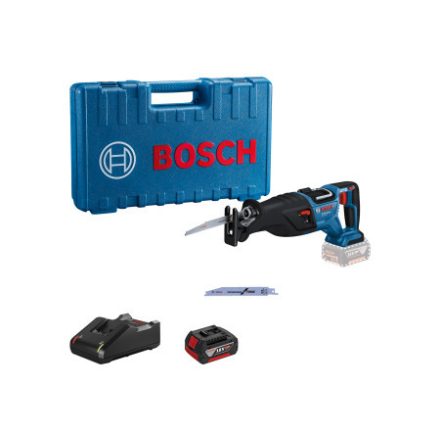 BOSCH Aku priamočiara píla GSA 185-LI v kufri (1 x 5,0 Ah batéria + rýchlonabíjačka)