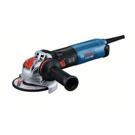 BOSCH GWX 17-125 S Uhlová brúska s prídavnou rukoväťou so znížením vibrácií, ochranný kryt, blok