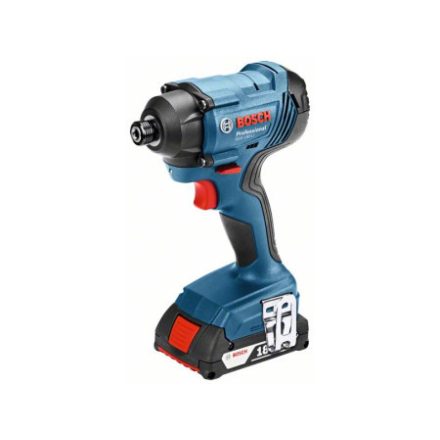 BOSCH Akumulátorový rázový uťahovák GDR 180-LI v kufri (2 x 2,0 Ah batérie + rýchlonabíjačka) 160 Nm