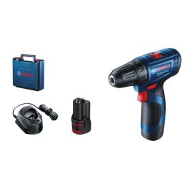 BOSCH Aku skrutkovač GSR 120-LI (2 x 2,0 Ah akumulátor + nabíjačka) v kufri   BOSCH Aku skrutkovač GSR 120-LI (2 x 2,0 Ah akumulátor + nabíjačka) v kufri