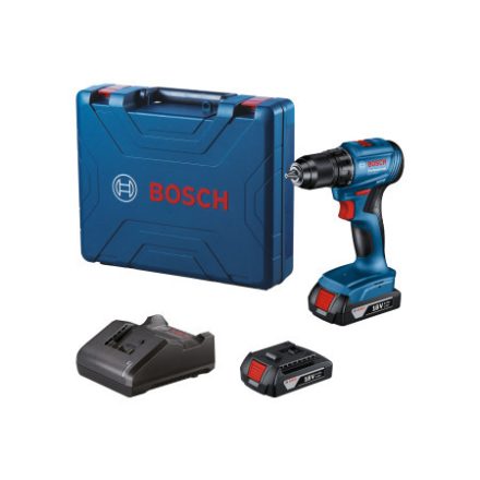 BOSCH Aku skrutkovač GSR 185-LI (2 x 2,0 Ah akumulátor + nabíjačka)