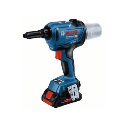 Akumulátorová nitovačka BOSCH GRG 18V-16 C s 2 x akumulátormi ProCORE18V 4,0 Ah, 1 x rýchlonabíjačkou GAL 18V-40
