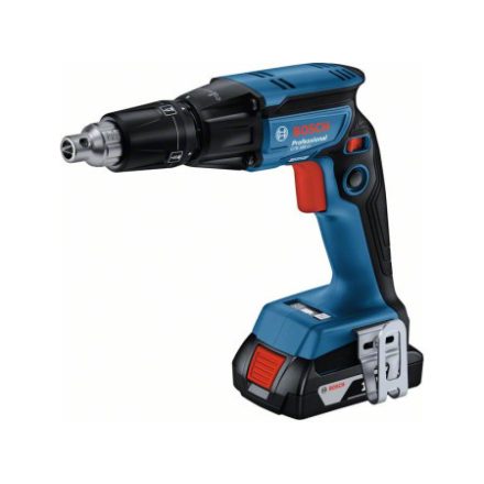 BOSCH Akumulátorový sadrokartónový skrutkovač GTB 185-LI v kufri L (2 x 2,0 Ah batérie + nabíjačka)