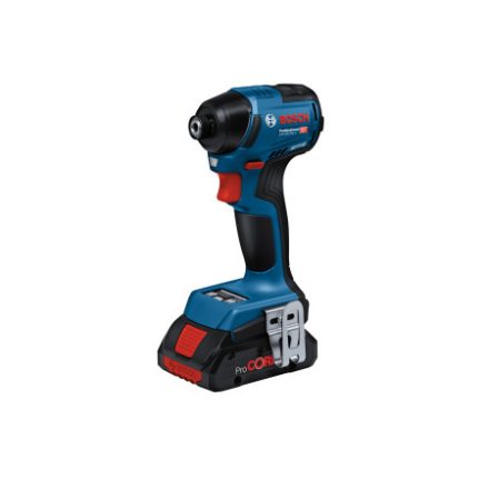 BOSCH Akumulátorový rázový uťahovák GDR 18V-220 C (2 x 5,0 Ah batérie + rýchlonabíjačka + modul)