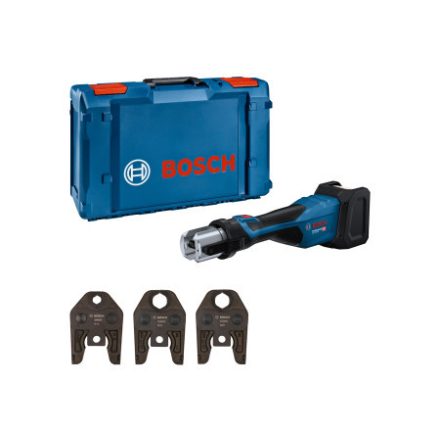 BOSCH Akumulátorová lisy s rotačnou hlavou 360° GPT 18V-32 M sada (bez batérie a nabíjačky)