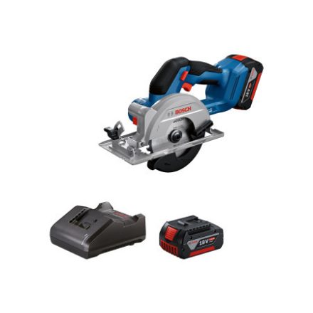 BOSCH Akumulátorová kotúčová píla GKS 18V-51 (2 x 4,0 Ah batéria + nabíjačka)