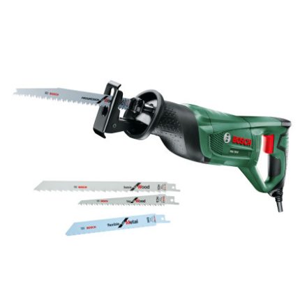 BOSCH priamočiara píla PSA 700 E + 3-dielna sada pílových listov / 710 W