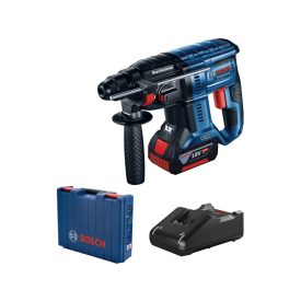 BOSCH Aku vŕtačka s príklepom GBH 180-LI SDS-Plus v kufri (1 x 4,0 Ah batéria + rýchlonabíjačka)   BOSCH Aku vŕtačka s príklepom GBH 180-LI SDS-Plus v kufri (1 x 4,0 Ah batéria + rýchlonabíjačka)