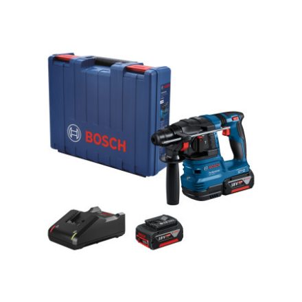 BOSCH Aku vŕtačka s príklepom GBH 185-LI v kufri (1 x 4,0 Ah batéria + rýchlonabíjačka) SDS-Plus