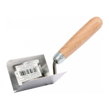 VOREL Murárska lyžica rohová vnútorná inox 80/60/60