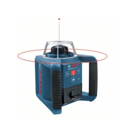 Rotačný laser BOSCH GRL 300 HV + stojan BT 300 + váha GR 240 + laserový prijímač LR 1 + diaľkové ovládanie RC 1