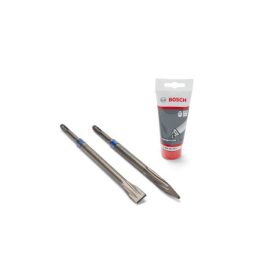 BOSCH Sada samoostriacich dlát (špicaté + 20 x 250 mm) + mazivo Long Life SDS-Plus   BOSCH Sada samoostriacich dlát (špicaté + 20 x 250 mm) + mazivo Long Life SDS-Plus