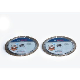 BOSCH Diamantový rezací kotúč sada 230 x 2,6 x 10 x 22,2 mm segmentovaný Multi Material (2 ks)   BOSCH Diamantový rezací kotúč sada 230 x 2,6 x 10 x 22,2 mm segmentovaný Multi Material (2 ks)